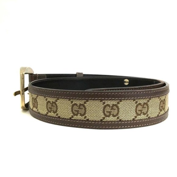 Vintage Brown Guccissima Leather Belt with Gold G Buckle - Picture 8 of 8
